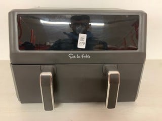 Lot 279  
            Nottingham SR3 - Delivery Only 
                
SUR LA TABLE DOUBLE BASKET AIR FRYER 10.5L