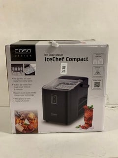 Lot 28  
            Nottingham SR3 - Delivery Only 

                
CASO DESIGN ICE CHEF COMPACT ICE CUBE MAKER