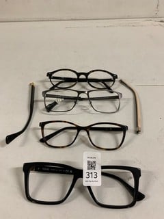 Lot 313  
            Nottingham SR3 - Delivery Only 

                
4 X SUN GLASSES (DAMAGED OR MISSING LENSES)