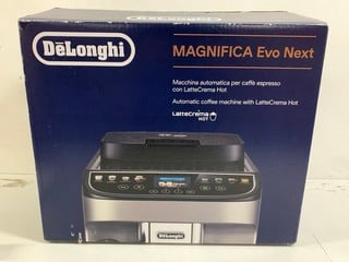Lot 31  
            Nottingham SR3 - Delivery Only 

                
DELONGHI MAGINIFICA EVO NEXT COFFEE MACHINE