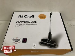 Lot 34  
            Nottingham SR3 - Delivery Only 

                
AIRCRAFT POWERGLIDE CORDLESS HARD FLOOR CLEANER ORIGINAL RRP:£199