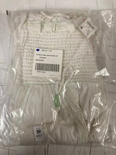 Lot 657  
            Nottingham SR3 - Delivery Only 

                
LALA LACE MINI DRESS IN BLUE SIZE: L ORIGINAL RRP:£118