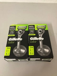 Lot 73  
            Nottingham SR3 - Delivery Only 
                
2 X GILLETTE LABS RAZOR W MAGNETIC STAND
