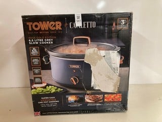Lot 941  
            Nottingham SR3 - Delivery Only 

                
TOWER ROSE GOLD EDITION 6.5L GREY SLOW COOKER