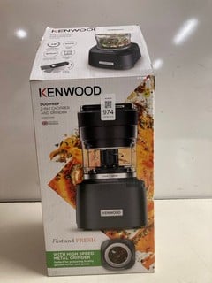Lot 974  
            Nottingham SR3 - Delivery Only 

                
KENWOOD DUO PREP 2 IN 1 CHOPPED AND BLENDER