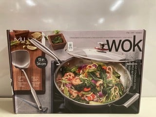 Lot 976  
            Nottingham SR3 - Delivery Only 

                
MUI STAINLESS STEEL WOK