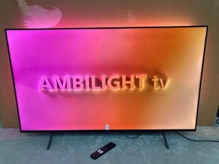 Lot 104  
            Nottingham SR4 - Delivery Or Collection 
                
PHILIPS 55" 4K TV MODEL: 55PUS8000/05 (WITH REMOTE, WITH STAND, NO BOX)
