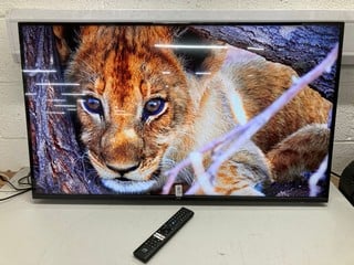 Lot 139  
            Nottingham SR4 - Delivery Or Collection 
                
JVC 43" TV MODEL: LT-43CF330 (WITH REMOTE, NO STAND, NO BOX) (SENSOR FAULT)