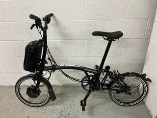 Lot 14  
            Nottingham SR4 - Collection Only 
                
BROMPTON M6L FOLDING ELECTRIC BICYCLE ORIGINAL RRP £2,995 (WITH BATTERY, NO CHARG...