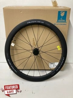 Lot 200  
            Nottingham SR4 - Delivery Or Collection 
                
D/ACE R9270 C50 BLACK REAR WHEEL RIM 700C - TUBELESS READY ORIGINAL RRP £974.99