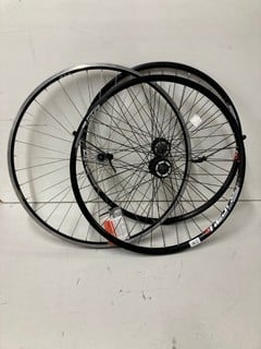 Lot 222  
            Nottingham SR4 - Delivery Or Collection 

                
3 X BIKE WHEEL RIMS TO INCLUDE 26D WHEEL QR MACH BLACK ORIGINAL RRP £43.99