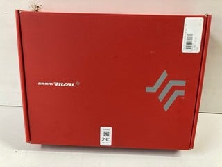 Lot 230  
            Nottingham SR4 - Delivery Or Collection 

                
SRAM CRANKSET RIVAL D1 QUARQ RD POW BLACK 172 IN ORIGINAL PACKAGING ORIGINAL RRP ...