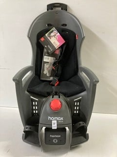 Lot 249  
            Nottingham SR4 - Delivery Or Collection 

                
HAMAX SIESTA CHILD BIKE SEAT BLACK ORIGINAL RRP £99.99