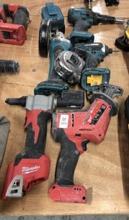 Lot 265  
            Nottingham SR4 - Collection Only 

                
VARIOUS POWER TOOLS TO INCLUDE MAKITA & MILWAUKE (MPSS03233298) (COLLECTION FROM ...