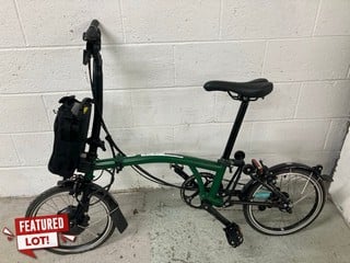 Lot 31  
            Nottingham SR4 - Collection Only 
                
BROMPTON H6L FOLDING ELECTRIC BICYCLE ORIGINAL RRP £3,220 (WITH BATTERY, WITH CHA...