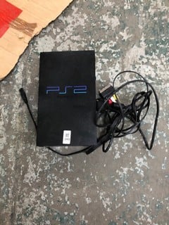 Lot 349  
            Nottingham SR4 - Delivery Or Collection 

                
SONY PLAYSTATION 2 GAMES CONSOLE WITH CABLES (MPSS02846177)