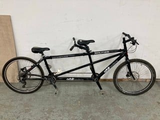 Lot 35  
            Nottingham SR4 - Collection Only 
                
ORBIT TANDEMS ROUTIER TANDEM PEDAL BICYCLE BLACK (COLLECTION FROM SITE ONLY)