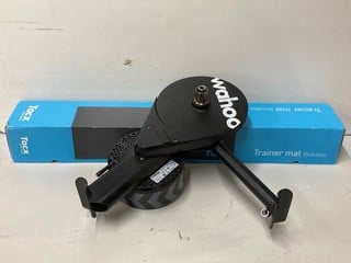 Lot 39  
            Nottingham SR4 - Delivery Or Collection 
                
WAHOO KICKR SMART BIKE TRAINER AND TACX TRAINER MAT