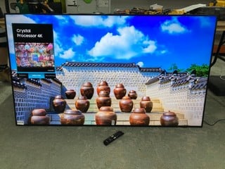 Lot 82  
            Nottingham SR4 - Collection Only 
                
SAMSUNG 65" CRYSTAL UHD TV MODEL: UE65DU7100K (WITH REMOTE, NO STAND, NO BOX) (BL...