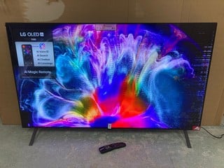 Lot 99  
            Nottingham SR4 - Delivery Or Collection 
                
LG 55" OLED 4K TV MODEL: OLED55B56LA (WITH REMOTE, WITH STAND, WITH BOX) (DISPLAY...