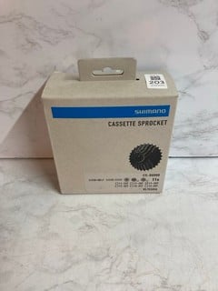 Lot 203  
            Nottingham SR5 - Delivery Only 

                
SHIMANO CASSETTE SPROCKET CS-R8000 ULTEGRA 11-SPEED CASSETTE 11-30T RRP: £89.99