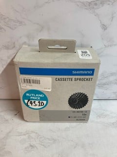 Lot 205  
            Nottingham SR5 - Delivery Only 

                
SHIMANO CASSETTE SPROCKET ULTEGRA R8100 12 SIL 11-30 TEETH SILVER RRP: £107.99