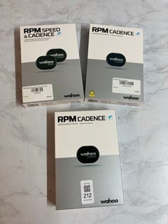 Lot 212  
            Nottingham SR5 - Delivery Only 

                
3 X BIKE ACCESSORIES TO INCLUDE WAHOO RPM CADENCE CYCLING CADENCE SENSOR