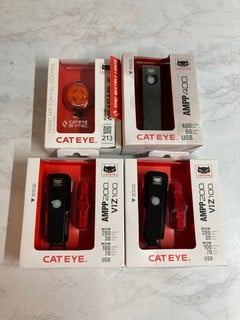 Lot 213  
            Nottingham SR5 - Delivery Only 

                
4 X BIKE ACCESSORIES TO INCLUDE CAT EYE SYNC WEARABLE