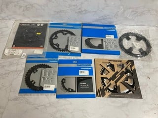 Lot 259  
            Nottingham SR5 - Delivery Only 

                
6 X BIKE ACCESSORIES TO INCLUDE FSA SUPER ROAD 110BCD 2X11 CHA RRP: £67.95