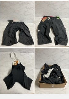 Lot 262  
            Nottingham SR5 - Delivery Only 

                
BOX OF VARIOUS BRANDED CYCLING CLOTHING PRODUCTS, VARIOUS SIZES AND STYLES