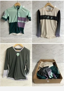 Lot 266  
            Nottingham SR5 - Delivery Only 

                
BOX OF VARIOUS BRANDED CYCLING CLOTHING PRODUCTS, VARIOUS SIZES AND STYLES