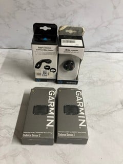 Lot 268  
            Nottingham SR5 - Delivery Only 

                
4 X BIKE ACCESSORIES TO INCLUDE GARMIN EDGE MOUNTED OUT-FRONT BIKE MOUNT