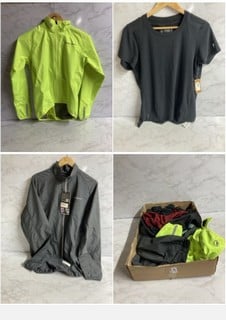 Lot 278  
            Nottingham SR5 - Delivery Only 
                
BOX OF VARIOUS BRANDED CYCLING CLOTHING PRODUCTS, VARIOUS SIZES AND STYLES