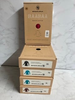 Lot 390  
            Nottingham SR5 - Delivery Only 

                
5 X ENDURA CLOTHING PRODUCTS TO INCLUDE ENDURA BAABAA WOMEN'S BASELAYER