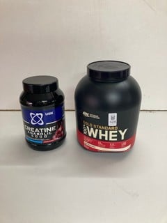 Lot 428  
            Nottingham SR5 - Delivery Only 
                
2 X PROTEIN PRODUCTS TO INCLUDE ON OPTIMUM NUTRITION GOLD STANDARD 100% WHEY BBE:...