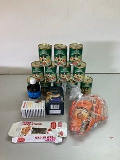 Lot 485  
            Nottingham SR5 - Delivery Only 
                
BOX OF VARIOUS PET FOOD PRODUCTS TO INCLUDE ENCORE FINEST SELECTION DOG FOOD