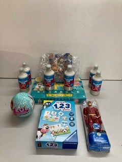 Lot 554  
            Nottingham SR5 - Delivery Only 
                
BOX OF VARIOUS TOYS TO INCLUDE SCRABBLE JUNIOR (SEALED)