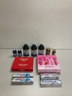 Lot 587  
            Nottingham SR5 - Delivery Only 

                
BOX OF VARIOUS ITEMS TO INCLUDE SOLGAR CALCIUM MAGNESIUM WITH BORON TABLETS BBE: ...