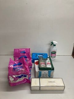 Lot 588  
            Nottingham SR5 - Delivery Only 
                
BOX OF VARIOUS ITEMS TO INCLUDE CAREX COMPLETE PROTECTS BABY WIPES