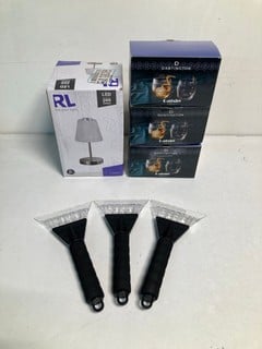 Lot 623  
            Nottingham SR5 - Delivery Only 
                
BOX OF VARIOUS ITEMS TO INCLUDE DARTINGTON CASTBY TUMBLER GLASSES