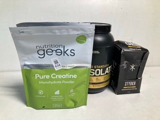 Lot 634  
            Nottingham SR5 - Delivery Only 
                
4 X PROTEIN PRODUCTS TO INCLUDE NUTRITION GEEKS PURE CREATINE