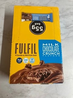 Lot 657  
            Nottingham SR5 - Delivery Only 
                
BOX OF FULFIL VITAMIN AND PROTEIN BARS BBE: 10/2025