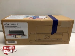 Lot 10  
            Nottingham SR6 - Parcel Delivery 
                
CRICUT MAKER 4 SMART CUTTING MACHINE ORIGINAL RRP £399.99