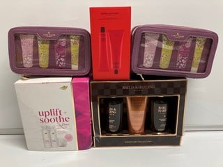 Lot 149  
            Nottingham SR6 - Parcel Delivery 
                
QTY OF ITEMS INC BAYLIS & HARDING ENGLAND SIGNATURE COLLECTION GIFT SET