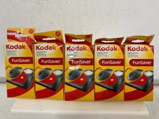 Lot 160  
            Nottingham SR6 - Parcel Delivery 

                
5 X KODAK FUN SAVE SINGLE USE CAMERAS
