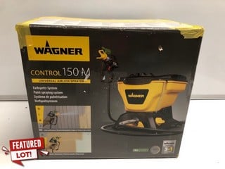 Lot 16  
            Nottingham SR6 - Parcel Delivery 
                
WAGNER CONTROL 150M UNIVERSAL AIRLESS SPRAYER ORIGINAL RRP £311.98