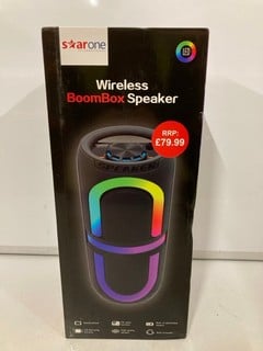 Lot 24  
            Nottingham SR6 - Parcel Delivery 
                
STARZONE WIRLESS BOOMBOX SPEAKER