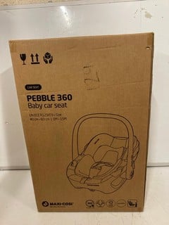 Lot 262  
            Nottingham SR6 - Parcel Delivery 

                
MAXI-COSI PEBBLE 360 BABY CAR SEAT