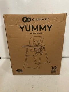 Lot 268  
            Nottingham SR6 - Parcel Delivery 

                
KINDERKRAFT YUMMY HIGH CHAIR