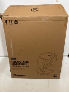 Lot 275  
            Nottingham SR6 - Parcel Delivery 

                
MAXI-COSI TITAN S I-SIZE COLLECTION MULTI-AGE CAR SEAT